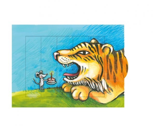 Gibljiva voščilnica - TIGER
